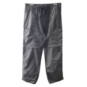 PacSun Gray Cargo Pants Relaxed Fit Utility Style